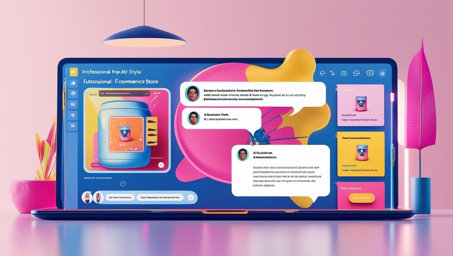 AI assists with customer responses through reply generation and offers. Image