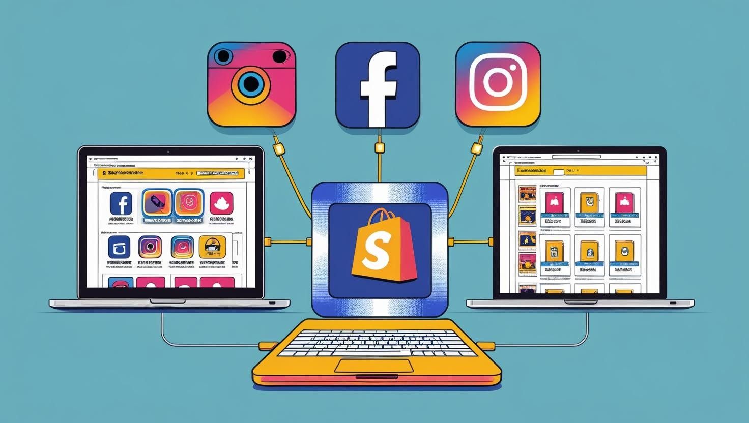 Shopify is integrated with major social media platforms such as Facebook, Instagram, and Pinterest to assist businesses in developing a cohesive marketing strategy. Image