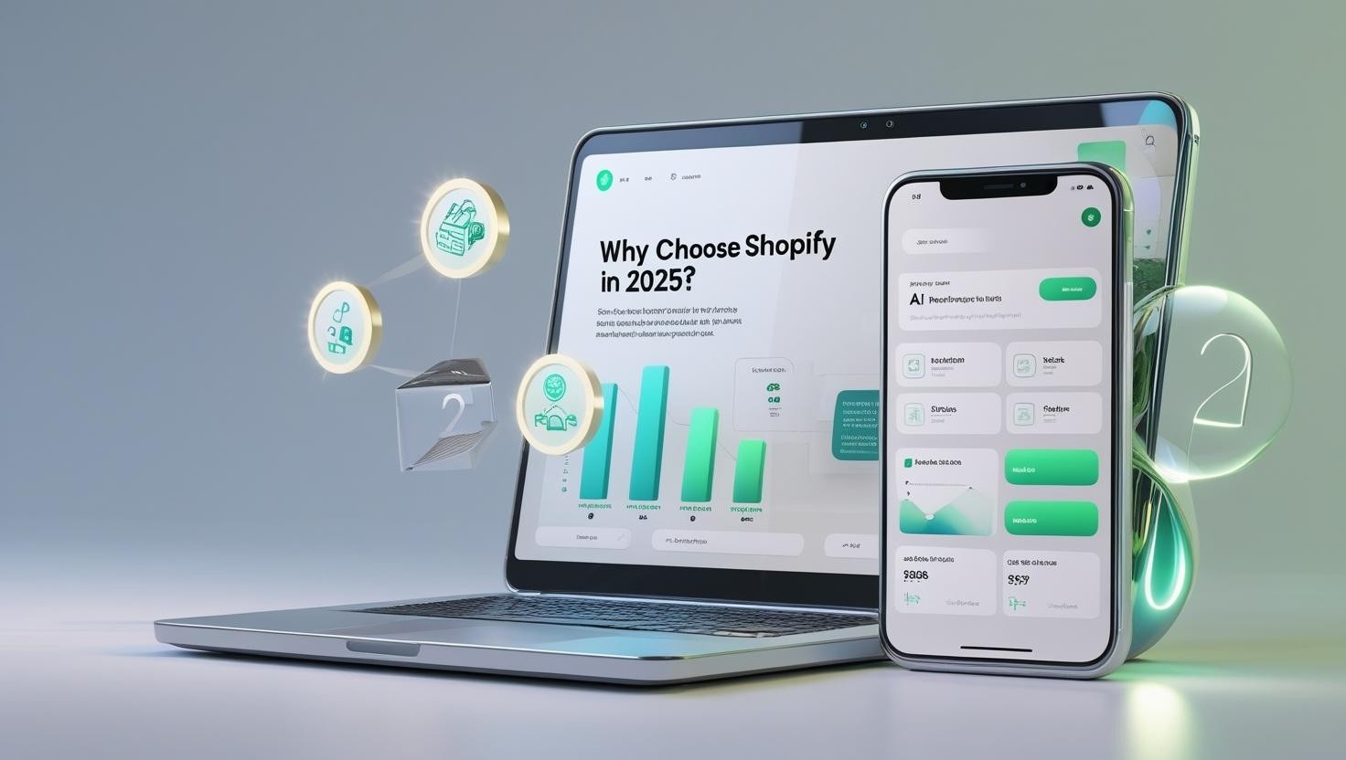 Shopify store setup 2025 dashboard showing advanced ecommerce platform features, analytics, and optimization tools