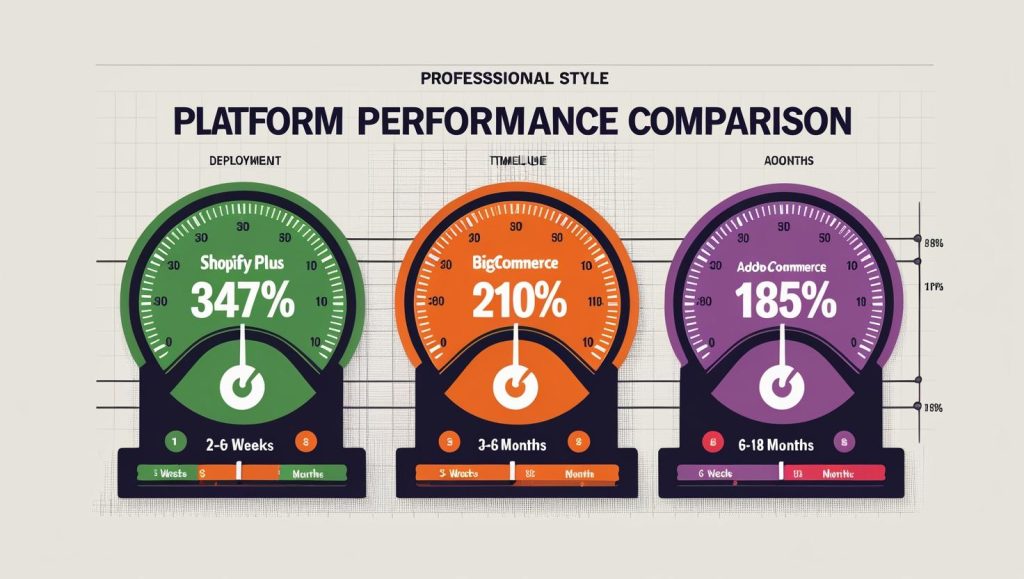 Shopify Plus vs enterprise ecommerce platforms migration strategies ROI comparison overview